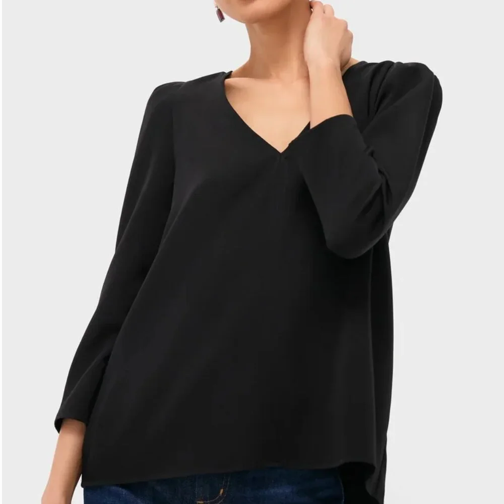 Tuckernuck Black Tetley Top Blouse